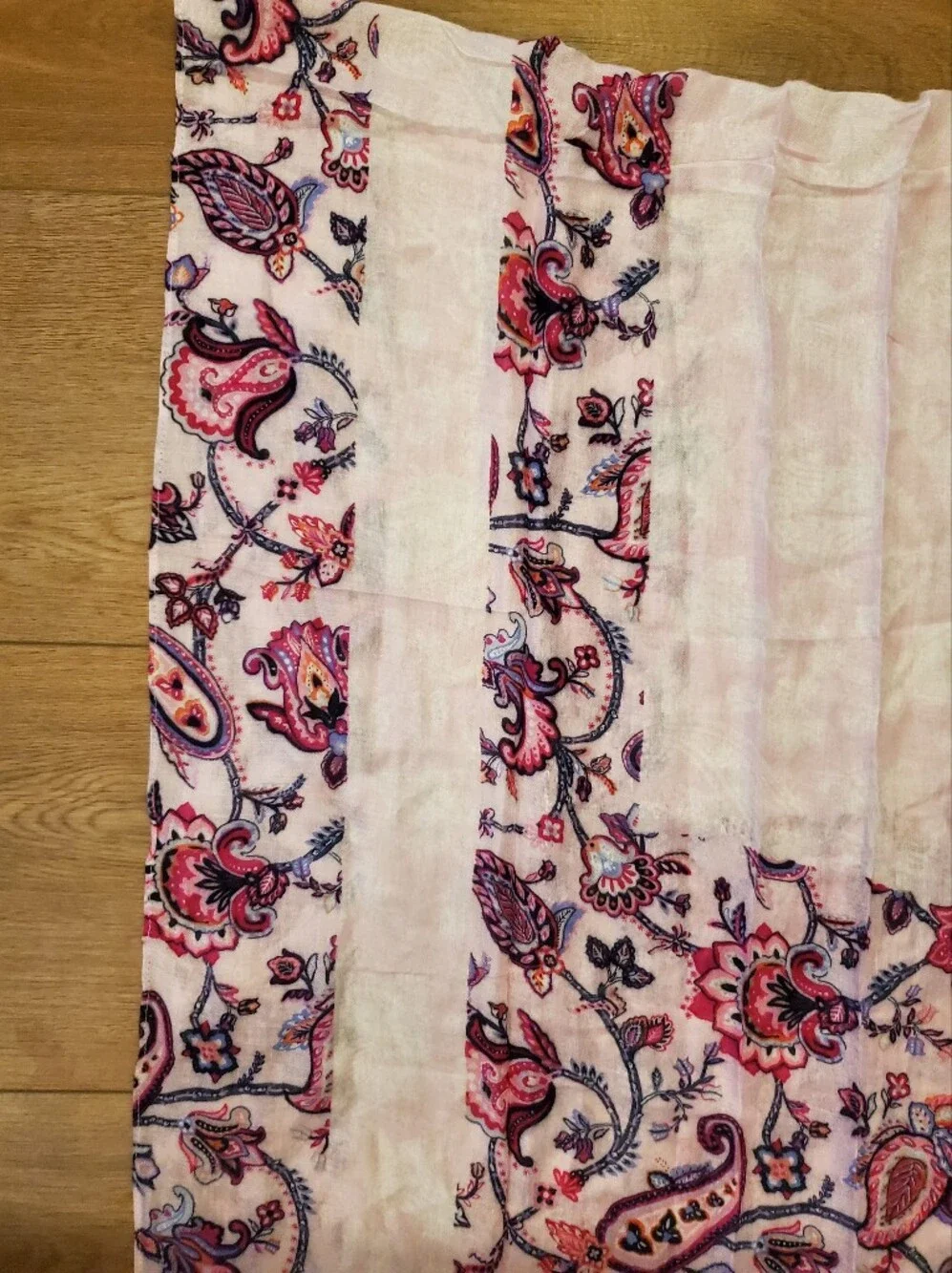 Vera Bradley Light Pink Paisley Women's Scarf - Soft Floral Print